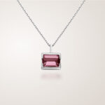 Collier Amazona, or blanc