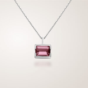 Collier Amazona, or blanc