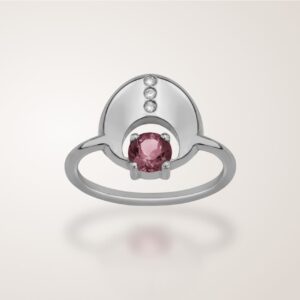 Bague Origin, or blanc
