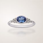 Bague Omamori, or blanc