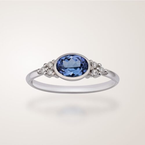 Bague Omamori, or blanc