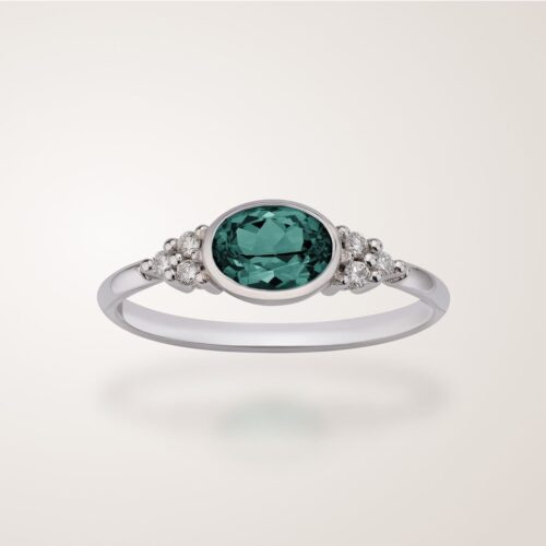 Bague Omamori, or blanc