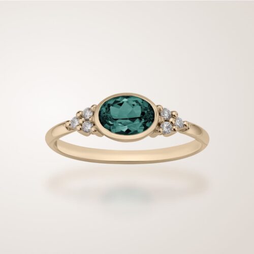 Bague Omamori, or jaune