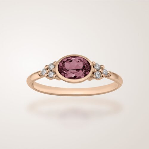 Bague Omamori, or rose