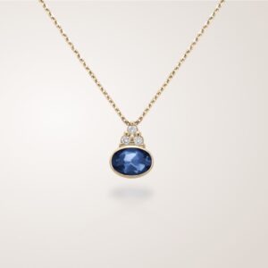 Collier Omamori, or jaune