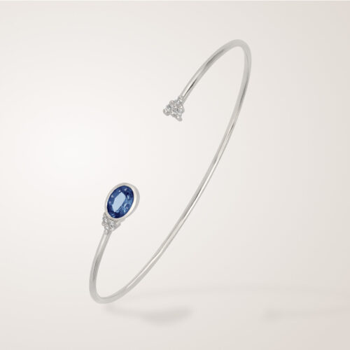 Bracelet Omamori, or blanc