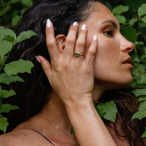 marque sandreta jewelry, fabrication sur mesure en or recyclé